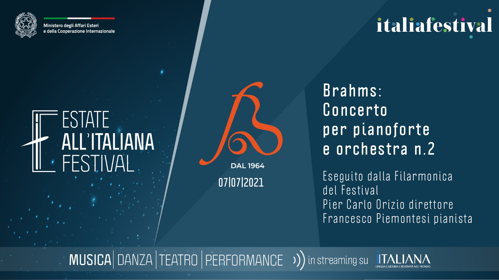 CONCERTO PER PIANOFORTE E ORCHESTRA N.2 DI BRAHMS
